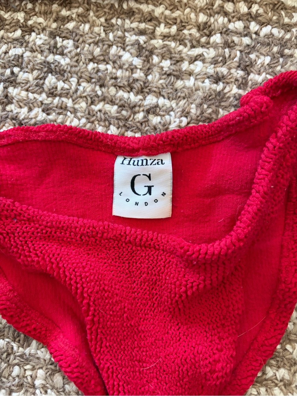 Hunza G Gigi Crinkle Bikini Set - Picture 4 of 5